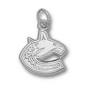 Vancouver Canucks 38in Pendant - Sterling Silver