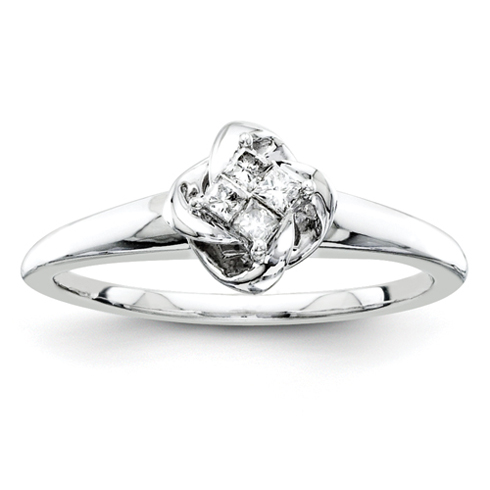 10ct Princess Diamond Promise Ring