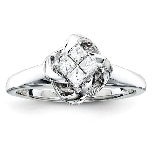 4ct Princess Diamond Promise Ring