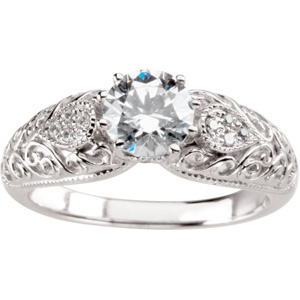 1 CT TW Moissanite Fabiola Ring