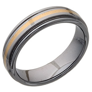6mm Rounded Edge Tungsten Wedding Band
