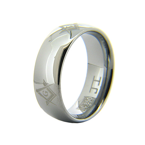 Clearance Wedding Bands on Clearance Size 12 5 8mm Domed Tungsten ...