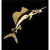 14KT Gold Sailfish Pendant with Diamond