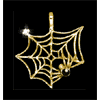 14KT Gold Spider Web with Diamond