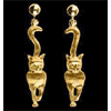 14KT Gold Cat Walk Earrings