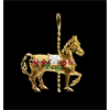 14KT Gold Carousel Horse Pendant
