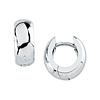 1/2in Hinged Earrings Pair - Sterling Silver