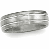 6mm Titanium Band with Platinum Inlay - Clearance