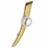 Yellow Gold South Sea Cultured Pearl Brooch