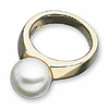 Yellow Gold South Sea Cultured Pearl Ring