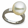 White Gold South Sea Cultured Pearl Ring