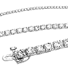 4.5 CT TW 14KW Moissanite Bracelet