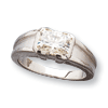 1.9 CT TW 14KW Moissanite Radiant Cut Solitaire Ring
