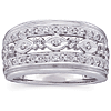 1/4 CT TW 14kt White Gold Diamond Fashion Ring