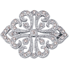 14kt White Gold 1/4 CT Petite Diamond Brooch