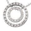 1/4 CT Diamond Circle Pendant