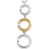 1/8 CT Diamond Circle Necklace - Clearance