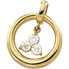 1/3 CT Diamond Circle Slide