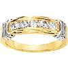 1/2 CT TW Moissanite Anniversary Band