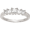 9/10 CT TW Moissanite Ring