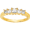 9/10 CT TW Moissanite Ring
