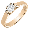 1/2 CT TW Moissanite Ring