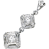1/6 CT TW Moissanite Pendant