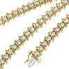 5.75 CT TW 14KY Moissanite Bracelet