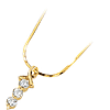 3/4 CT TW Moissanite Pendant - Clearance