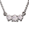 1/2 CT TW Moissanite Necklace