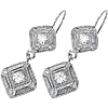1/3 CT TW Moissanite Earrings