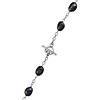 Freshwater Black Cultured Pearl Station Necklace and Bracelet