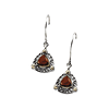 6x6x6mm Mozambique Garnet Earrings