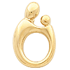 14k Mother and Child Pendant