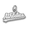 Oakland Athletics 1/4in Sterling Silver Team Pendant