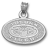 Auburn Tigers 1/2in Sterling Silver Pendant