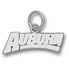 Auburn Tigers 1/4in Sterling Silver Pendant