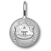 Auburn Tigers 1/2in Sterling Silver Baseball Pendant