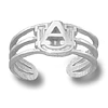 Auburn Tigers Sterling Silver Toe Ring