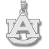 Auburn Tigers 5/8in Sterling Silver AU Pendant