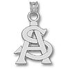 Arizona State Sun Devils 3/4in Sterling Silver AS Pendant