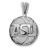 Arizona State 1/2in Sterling Silver Basketball Pendant