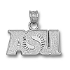 Arizona State 3/8in Sterling Silver Sunburst Charm