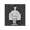 Arizona State 5/8in Sterling Silver Backboard Pendant