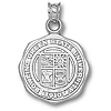 Bowling Green State 5/8in Sterling Silver Seal Pendant