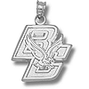 Boston College Eagles 5/8in Sterling Silver BC Pendant