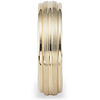 Benchmark 6mm Ridged Band - 14k Yellow Gold