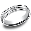 Benchmark 4mm Comfort Fit Platinum Band