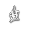 Milwaukee Brewers 3/8in Sterling Silver Logo Pendant