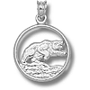Baylor Bears 5/8in Sterling Silver Bear Pendant